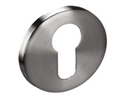 Access Hardware Euro Profile Escutcheons, Polished Or Satin Stainless Steel - A8506